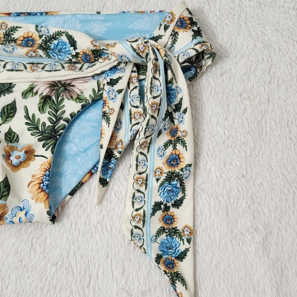 New!Agua Bendita Perla Aine Floral  Bikini Bottom - Picture 9 of 11